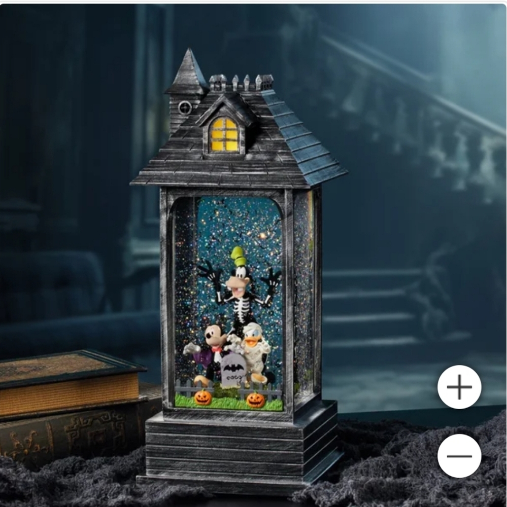 Disney New Halloween Lantern with Lights & Music Mickey Mouse Goofy